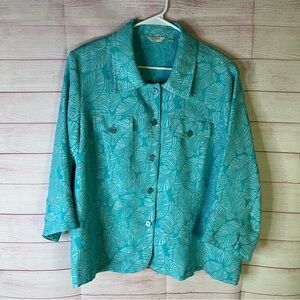 Erin Button Front Jacket Size‎ 1X